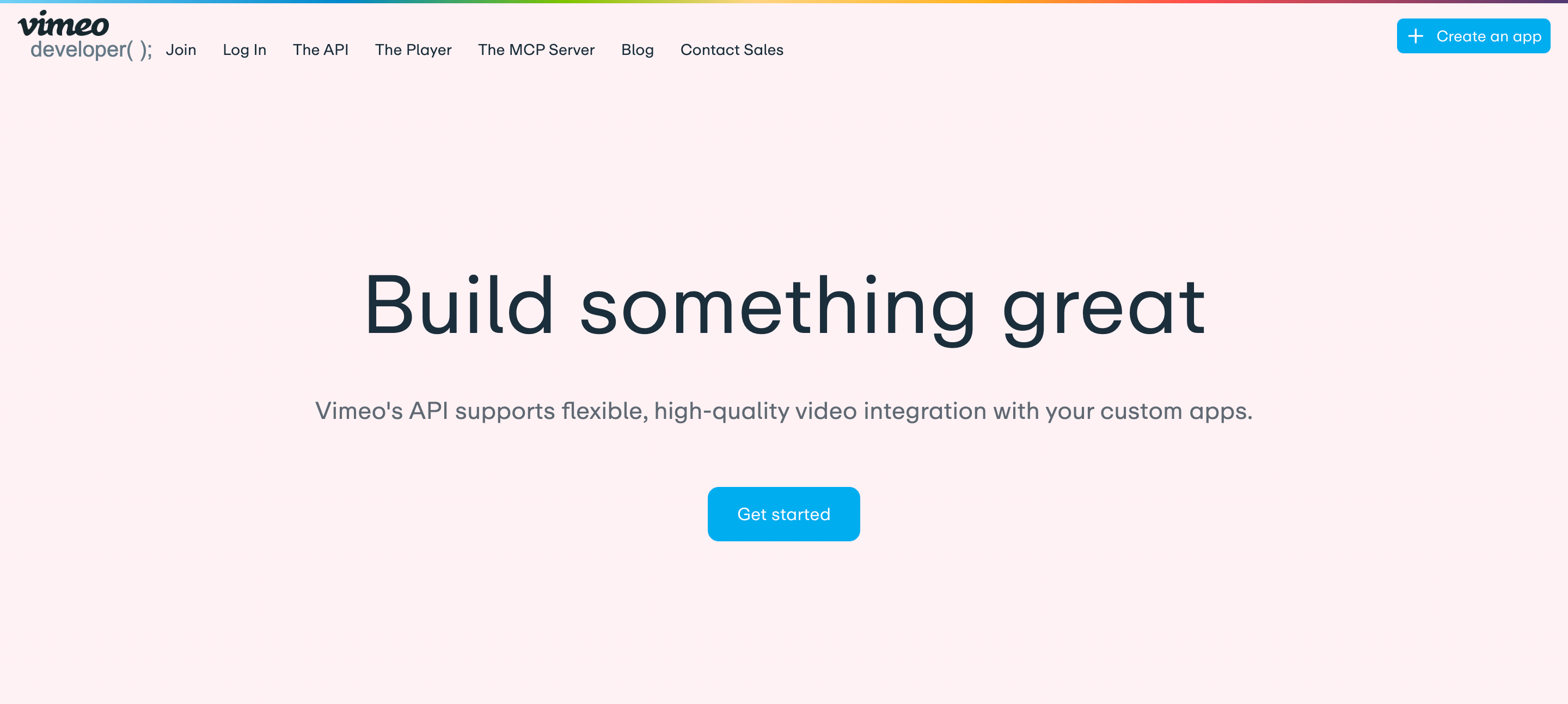 Vimeo Developer API YouTube alternative